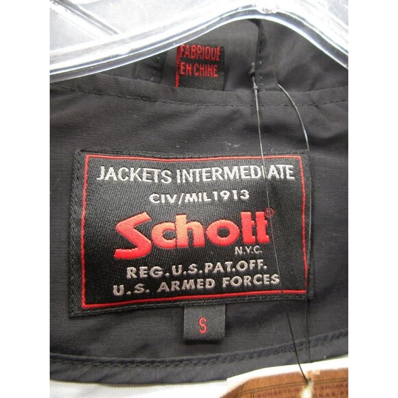 Schott NYC Jacket Small US Armed Forces Military Rain Coat Utility NEW - Picture 8 of 11